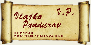 Vlajko Pandurov vizit kartica